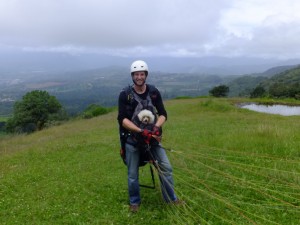 Paragliding in Turrialba